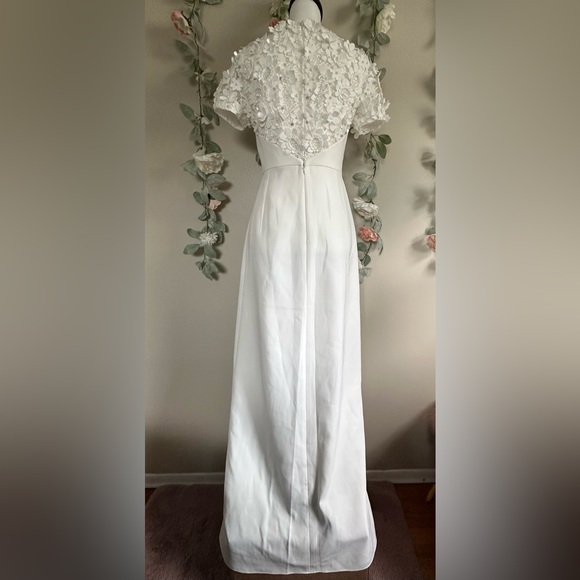 Sachin & Babi Marist Embellished Lace Column Gown - Picture 11 of 15